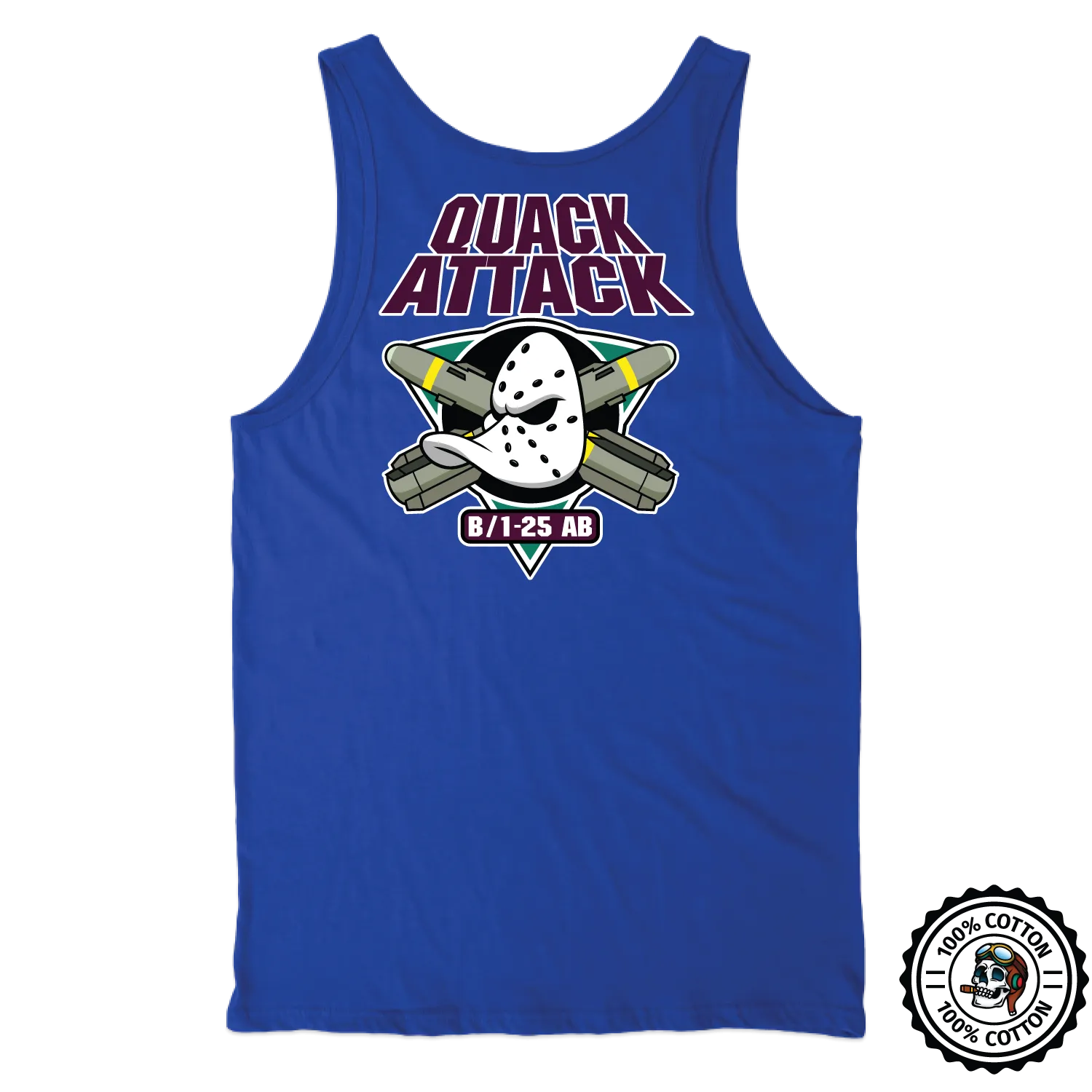 B Co, 1-25 AB Quack Attack Tank Tops