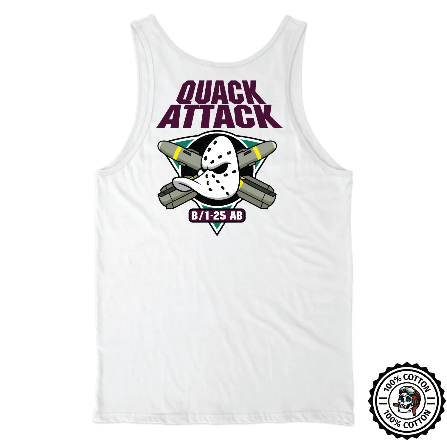 B Co, 1-25 AB Quack Attack Tank Tops