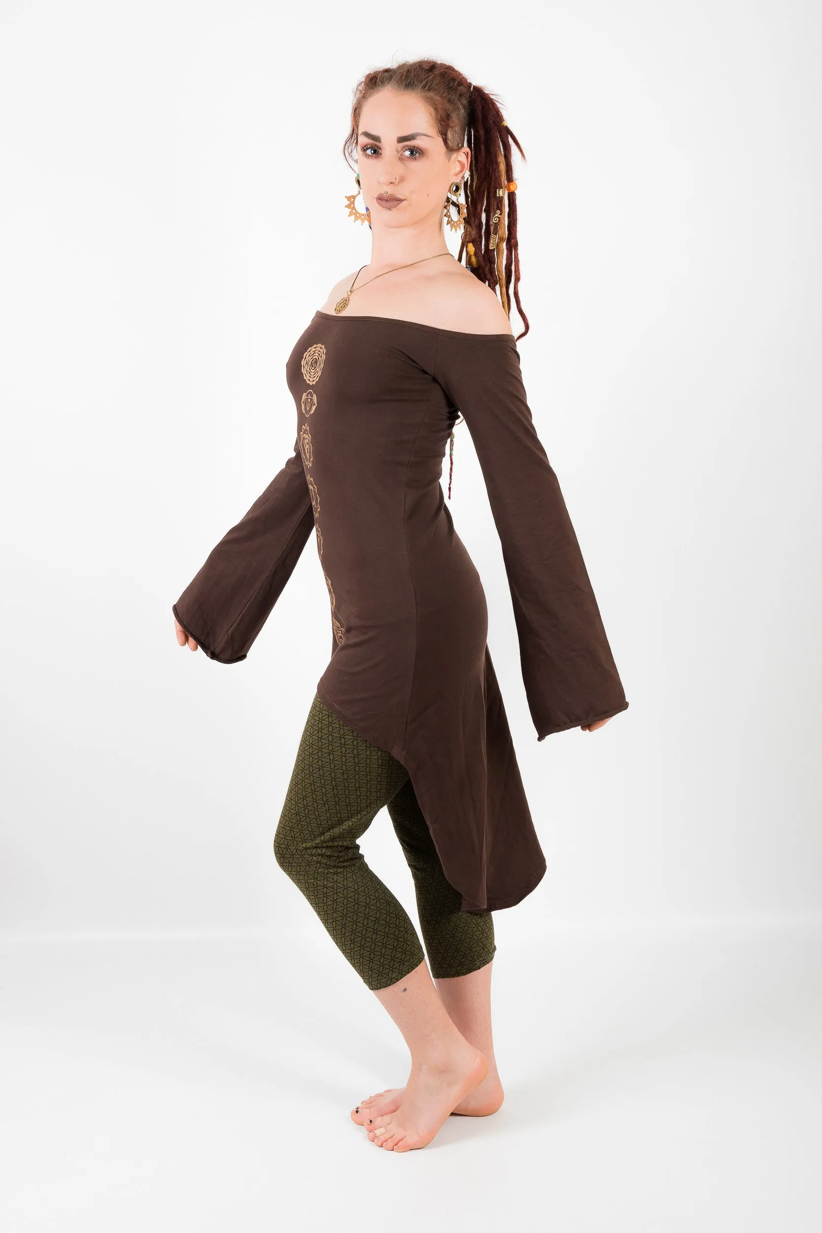 Chakra Bell Sleeve Dress