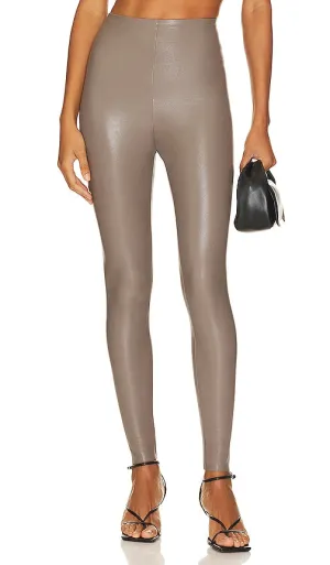 Commando Faux Leather Legging in Grey