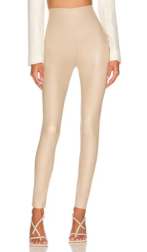 Commando Faux Leather Legging in Nude
