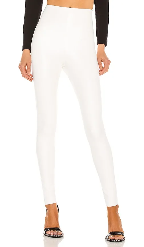 Commando Faux Leather Legging in White