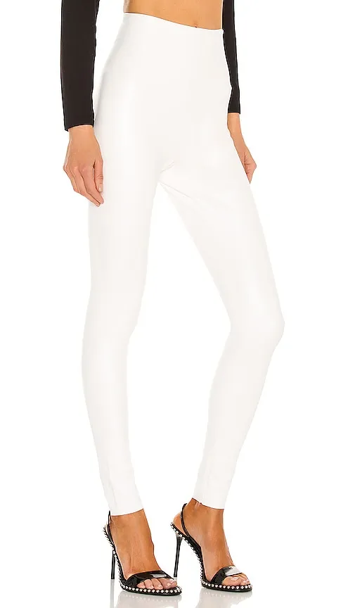 Commando Faux Leather Legging in White