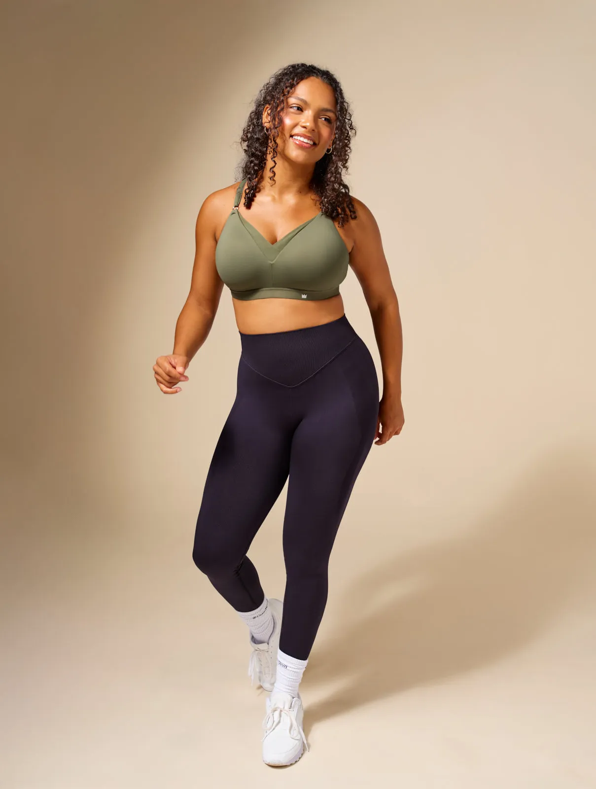 Plunge Bra - Deep Lichen Green