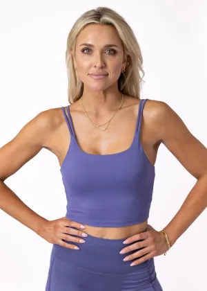 Women's RESPECT Sports Bra Violet