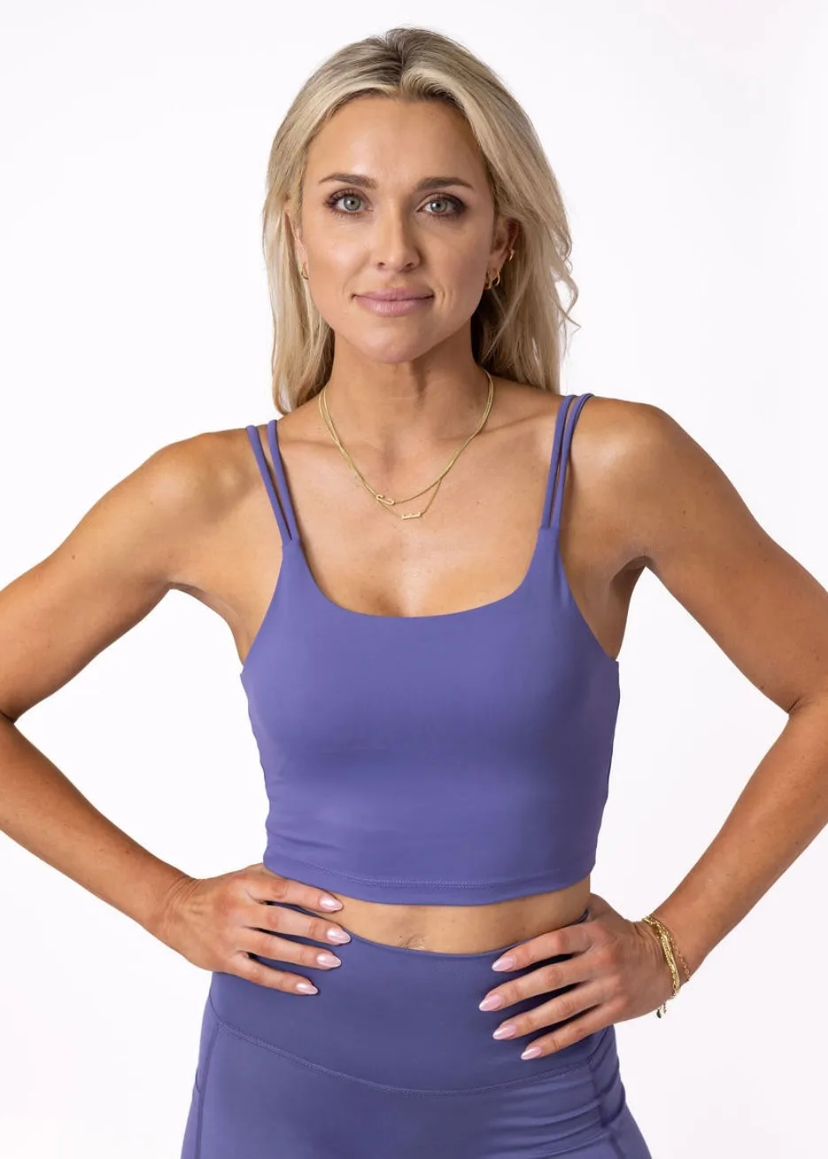 Women's RESPECT Sports Bra Violet