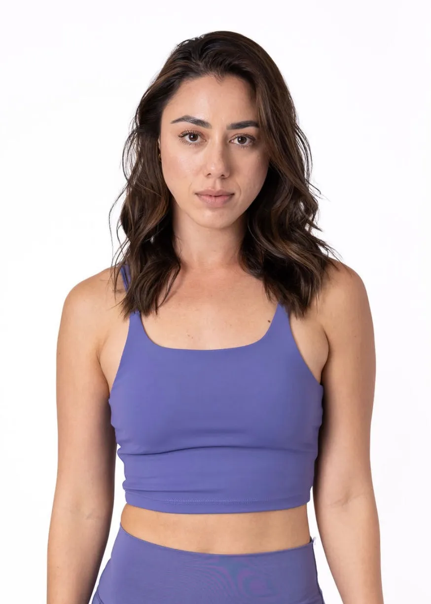 Women's RESPECT Sports Bra Violet